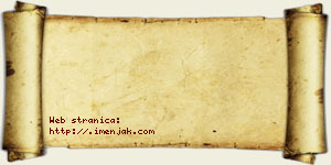 Anđela Tirnanić vizit kartica